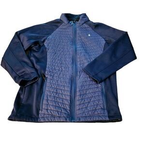 Little Donkey Andy Men's Insulated Running Warm‎ Jacket, Thermal Hybrid Hiking L